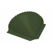 Заглушка конусная GreenCoat Pural BT, matt RR 11 темно-зеленый (RAL 6020 хромовая зелень)