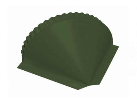Заглушка конусная GreenCoat Pural BT, matt RR 11 темно-зеленый (RAL 6020 хромовая зелень)