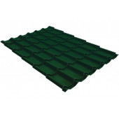 Металлочерепица модерн 0,45 Drap ST RAL 6005 зеленый мох