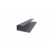 J-Профиль 18мм 0,45 PE с пленкой RAL 7004 сигнальный серый